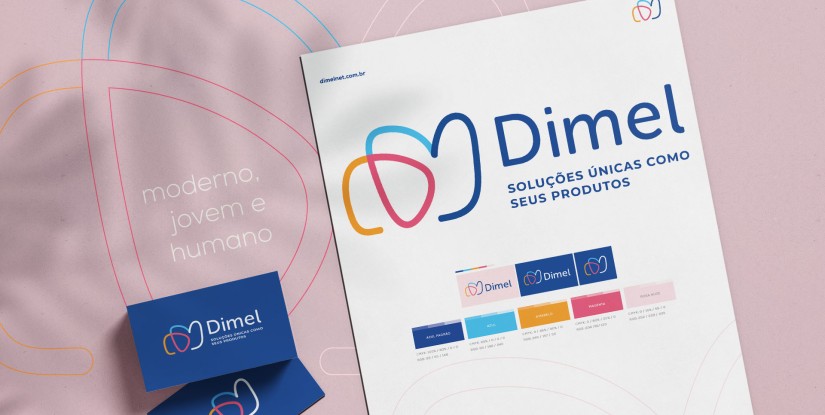 Dimel lança nova marca gráfica e slogan